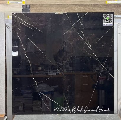 60x120cm.Black Carnival Grande