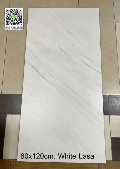 60x120cm. White Lasa