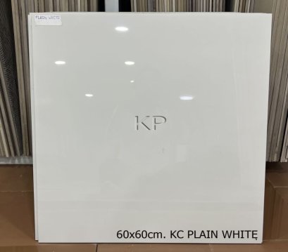 60x60cm. KC Plain White