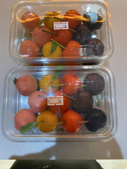 ลูกชุบรูปผลไม้ เซต 5 กล่อง