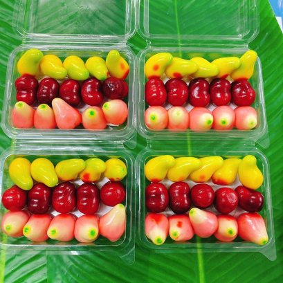 Gelatin dipped fruitset 5 packs