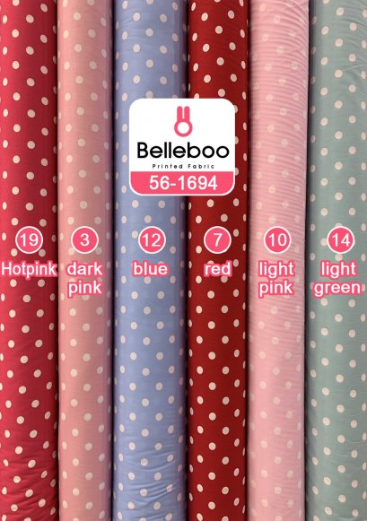 ผ้าคอตตอนพิมพ์ลายจุด