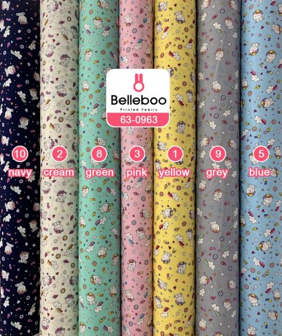 ผ้าคอตตอนพิมพ์ลายยูนิคอร์น