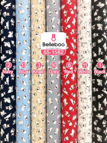 ผ้าคอตตอนพิมพ์ลายกราฟฟิก