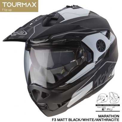 CABERG TOURMAX MARATHON MATT BLACK - WHITE - ANTHRACITE