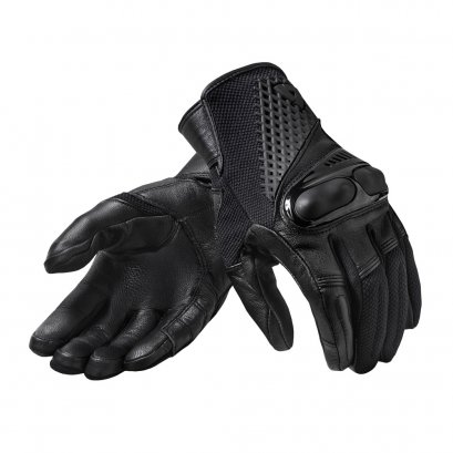 ถุงมือขับขี่มอเตอร์ไซค์ REV'IT GLOVES ECHO BLACK COLOR