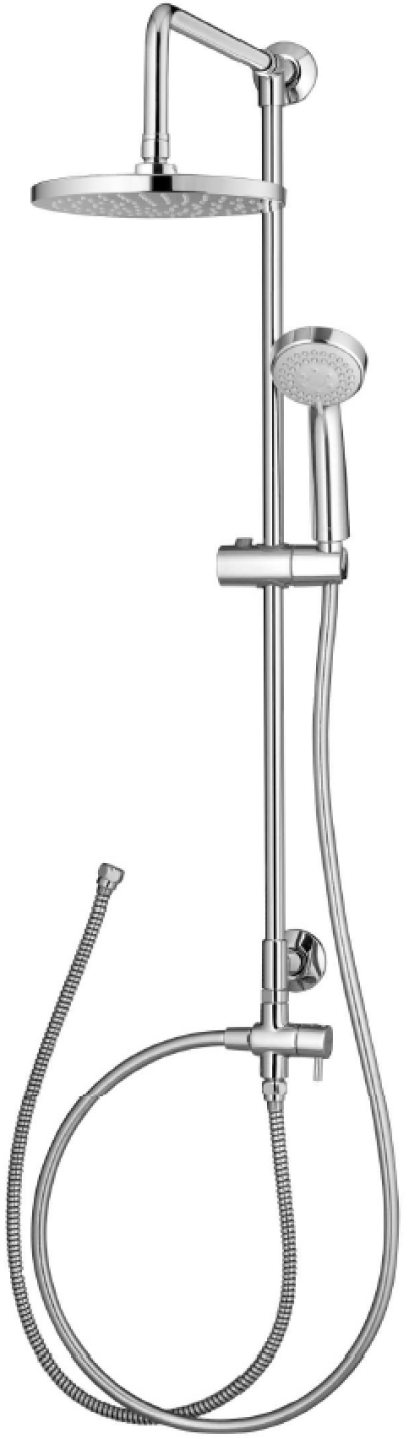 CT623Z94Z86 ชุดฝักบัวยืนอาบ ประกอบด้วยฝักบัวก้านแข็งขนาด 8 นิ้ว และฝักบัวสายอ่อน 2 ฟังก์ชั่น