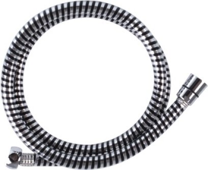 CWT-513-12 สายน้ำดี PVC สีใสริ้วดำ สำหรับสายฉีดชำระ ขนาด 120 ซม.