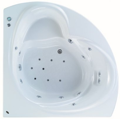 B07272-6DAWD SAVONA CORNER WHIRLPOOL  WITH AIRPOOL TUB