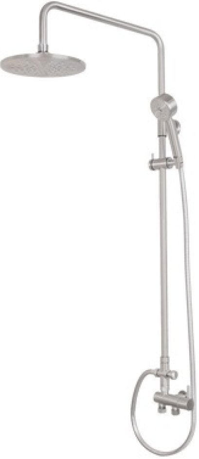 WS-8083R ชุดฝักบัวอาบน้ำ คอ L หัวฝักบัว 8 นิ้ว กลม (ติดตั้งกับเครื่องทำน้ำอุ่นได้)