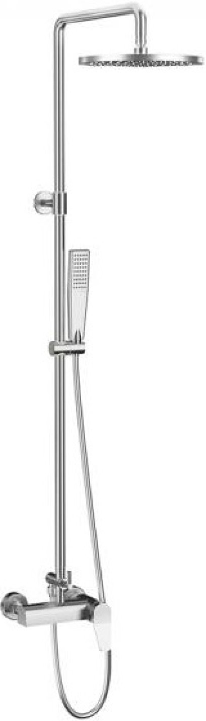 FJVHS-144CFS ฝักบัวฉาก3/4"หัว10"+ก๊อกเดี่ยวผสม+มือถือ 177AES รุ่น CONTOUR