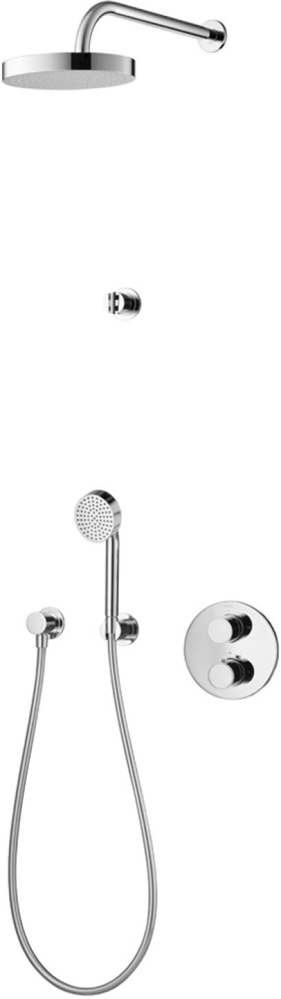 CT3015ZH016 OVAL THERMOSTAT CONCEALED SHOWER MIXER SET