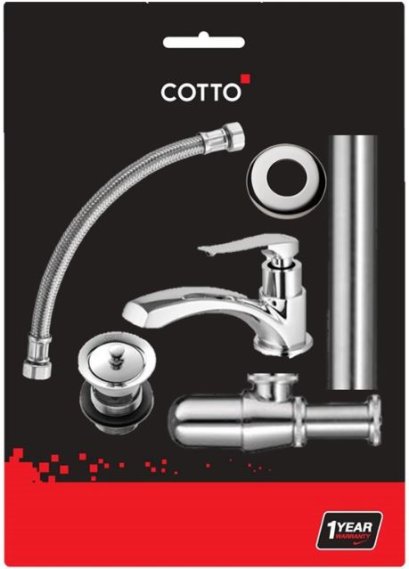 CT1206SET(HM) ก๊อกเดี่ยวอ่างล้างหน้า (SET 4 ชิ้น)