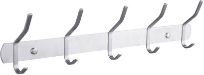 RA HOOK-LL-55 ขอแขวนเสื้อ 5 หัว สแตนเลส 304 ด้าน
