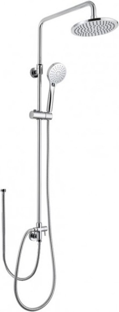 KRS-035A-000(B) ชุดฝักบัว Rain Shower พร้อมที่สลับทางน้ำ (Diverter) และฝักบัวสายอ่อนปรับน้ำ 3 ระดับ และสายต่อเข้าก๊อกน้ำ