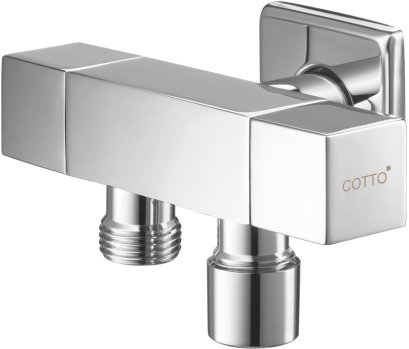 CT1707(HM) วาล์วเปิด-ปิดน้ำเข้า 1 ออก 2 (สำหรับฝักบัวสายอ่อนและล้างพื้น)