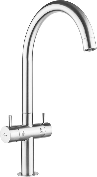 HFVSB-100252 ก๊อกน้ำดื่มน้ำใช้ตั้งพื้น+STOP VAVLE รุ่น DUO