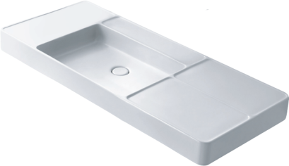 CPW0502(MWH) อ่างล้างหน้า แบบวางบนเคาน์เตอร์ รุ่น QUIL สี SERENE WHITE