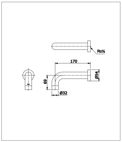 TX441SE#PFG ชุดทางน้ำออกสำหรับอ่างอาบน้ำ