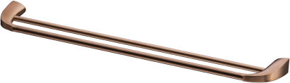 CT0344#RG2(HM) ราวแขวนผ้าคู่ 60 ซม.(สีโรสโกลด์) รุ่น PURUS