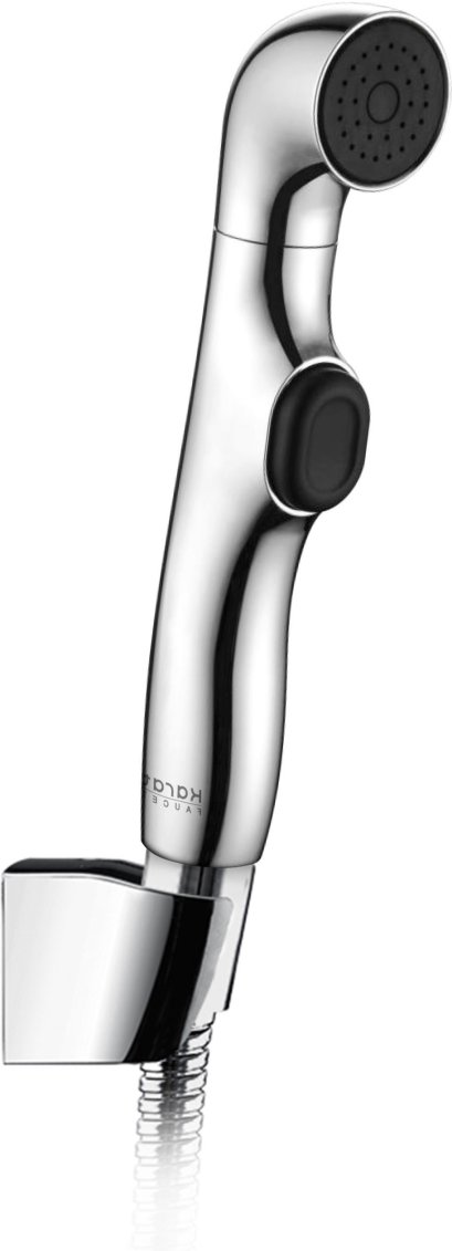 KA-07-361-50 ชุดสายฉีดชำระพร้อมสายและขอแขวนแบบหัวหมุนได้ 360 องศา (สีโครเมี่ยม)