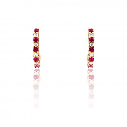 ต่างหูทับทิม RUBY EARRING