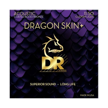 DR Strings Dragon Skin+ Acoustic 80/20