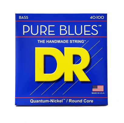 DR Strings Pure Blues Quantum-nickel/Round Core Bass Guitar Strings