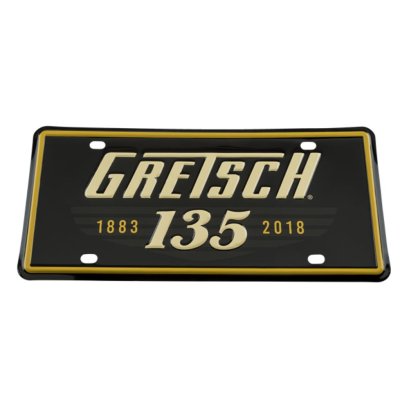 Gretsch 135th Anniversary License Plate