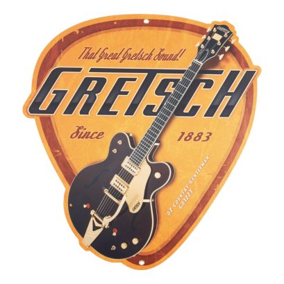 Gretsch Pick Vintage Tin Sign