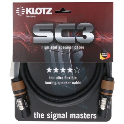 Klotz Cable 2 x 2.5 mm² speaker cable PVC 1m speakON