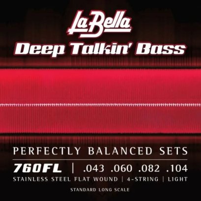 La Bella Deep Talkin' Bass Flatwound Bass Guitar Strings