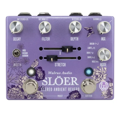 Walrus Audio Slöer Stereo Ambient Reverb, Black Friday 2024 Floral Series