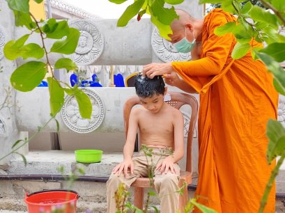 มูลนิธิต่อต้านการทุจริต จัดบรรพชาสามเณรช่อสะอาด ณ วัดสุวรรณภูมิพุทธชยันตี จังหวัดสมุทรปราการ