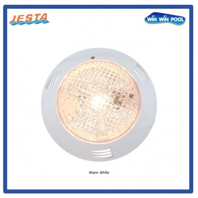 ไฟใต้น้ำ Halogen  100W/12V. ขอบ ABS สีขาว  Jesta