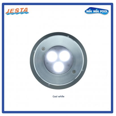 ไฟใต้น้ำ LED 9w/12V/DC แสงขาว  JESTA แบบฝังเบ้า