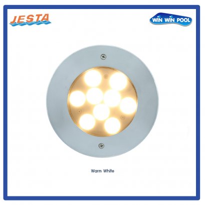 Underwater light   27W/12V/DC warm white s.s 316  jesta