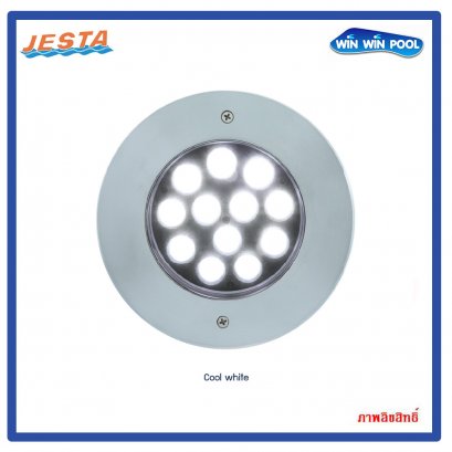 ไฟ 36W/12V/DC แสงขาว ขอบสแตนเลส  Jesta