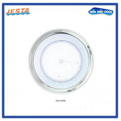 ไฟใต้น้ำ LED 24W/12V/DC  แสงขาว (white) ขอบสแตนเลส JESTA