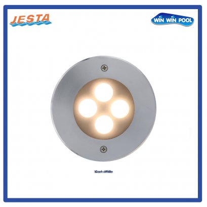 ไฟ 9W/12V/DC Warm White  ขอบสแตนเลส  Jesta