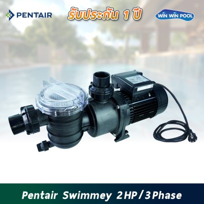 Pump Pentair Swimmey 2 HP//3 Phase 380V.