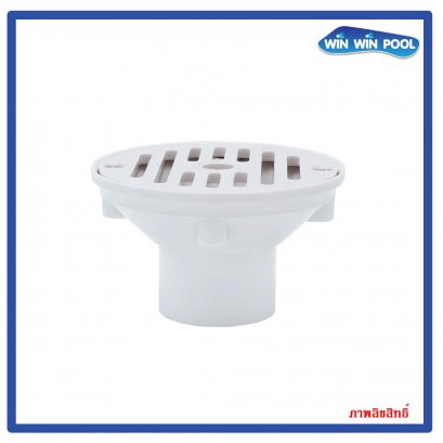 Standard Wall Inlet 1.5&amp;2 นิ้วสีขาว มีเกลียวใน winwinpool