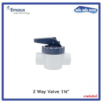 2 Way Valve 1.5" model  V40-2(A), ABS & PVC Emaux