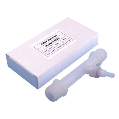 ozone venturi injector 3/4&quot; pvdf mixer nozzle water อินเจคเตอร์หัวฉีดโอโซน เทปรอนคุณภาพดี สีขาว ทนการกัดกร่อนสูง