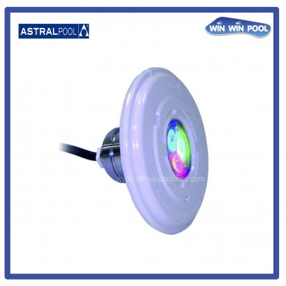 RGB Mini LED Light w/o niche forr concrete pools,ABS faceplate/5.5W  (w/o niche 06967)