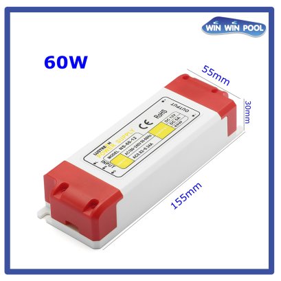 60W DC 12V LED Driver Power Supply Adapter Transformer