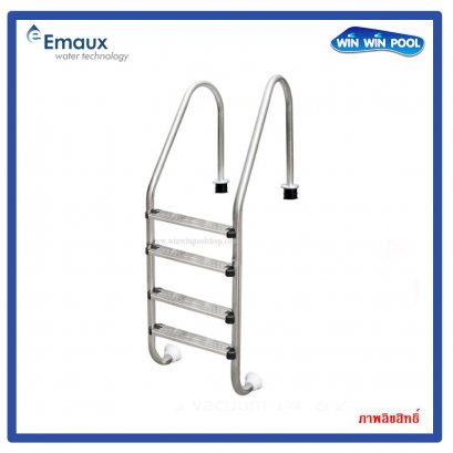 บันได 4 ขั้น  Stainless รุ่น NSL415-S  ราว Stainless Steel 304