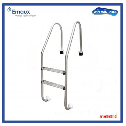 บันได 2 ขั้น Stainless Steel 304  Ladders c/w 2 S.S. Steps  EMaux