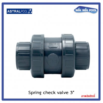 เช๊ควาล์ว ป้องกันการไหลกลับ ชนิดสปริง ขนาด 3"(Spring check valve 3")