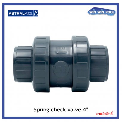 เช๊ควาล์ว ป้องกันการไหลกลับ ชนิดสปริง ขนาด 4&quot;(Spring check valve 4&quot;)